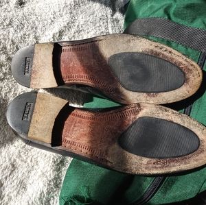 Authentic bally black slip on dress shoe mens 10.5